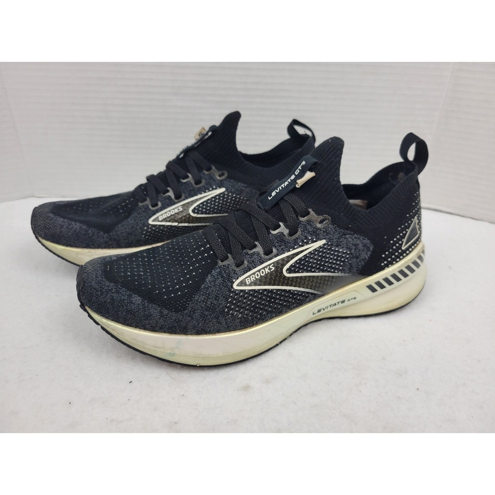 Brooks Levitate‎ 5 StealthFit Shoes Sneakers 8.5 Womens Running Black